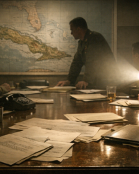 Declassified military planning room representing Operation Northwoods